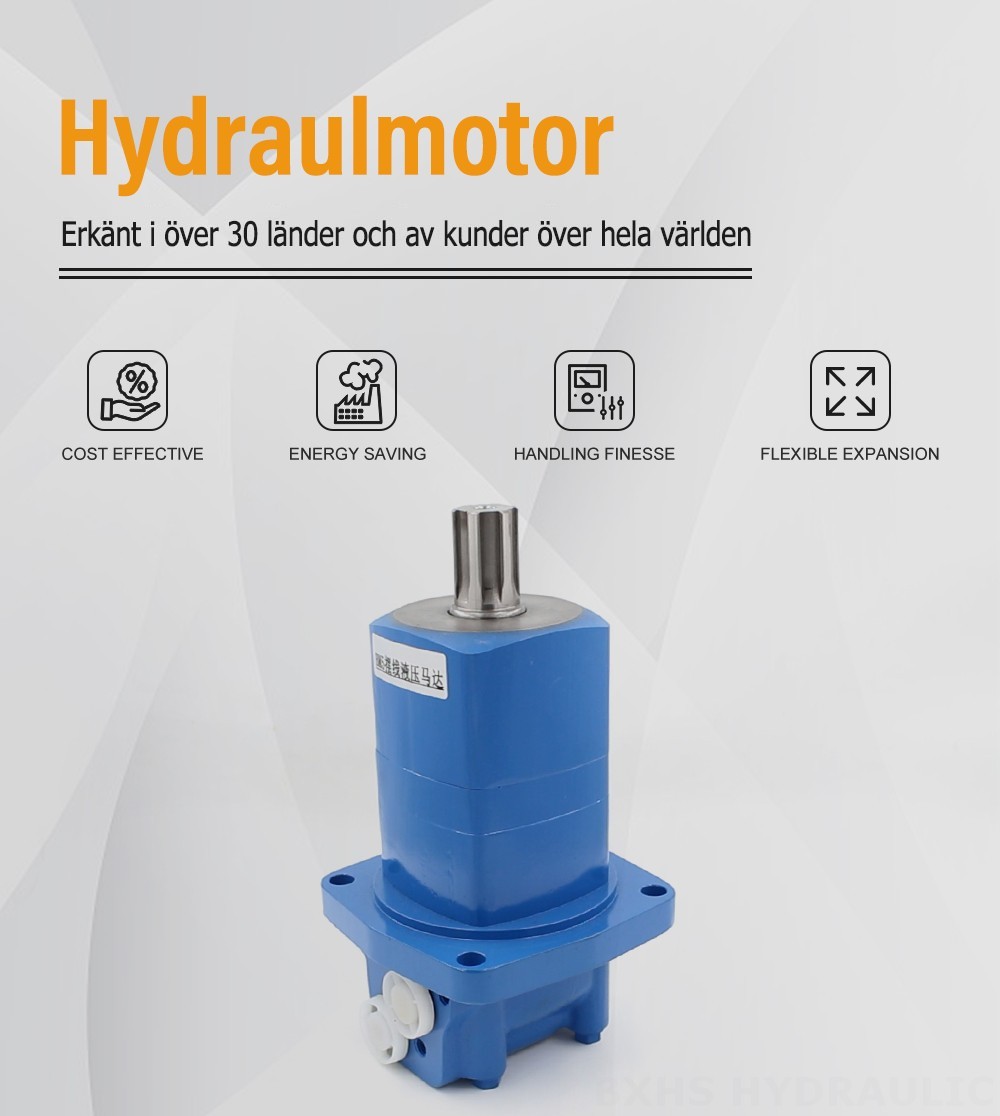 BM5_Cycloidhydraulmotor 80 cc/varv 75 L/min hydraulmotor